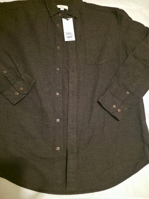  — Dark brown casual shirt. Rrp £30