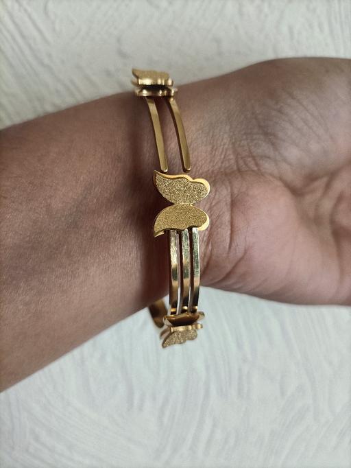  — gold coated bangles