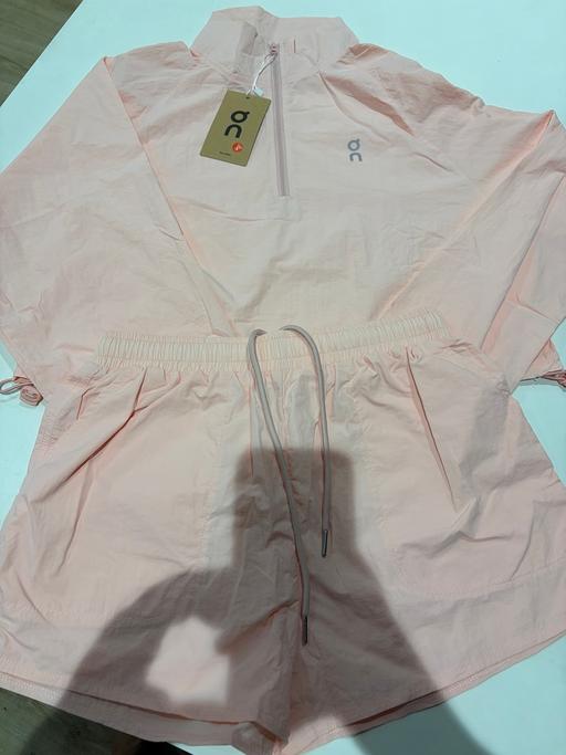  — On cloud jacket half zip with shorts set
