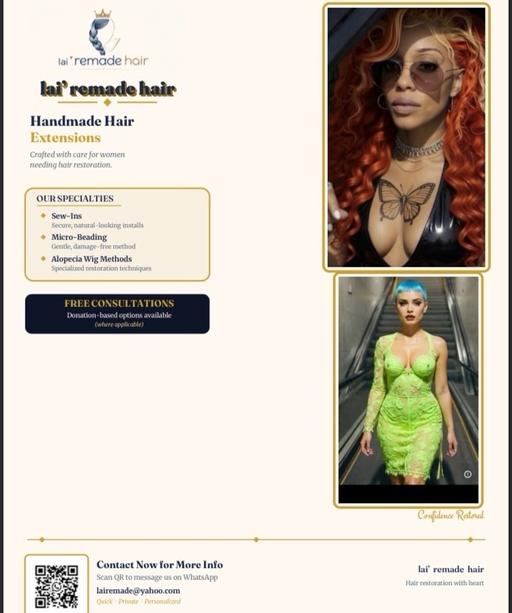  — Hair Extensions styles available look below
