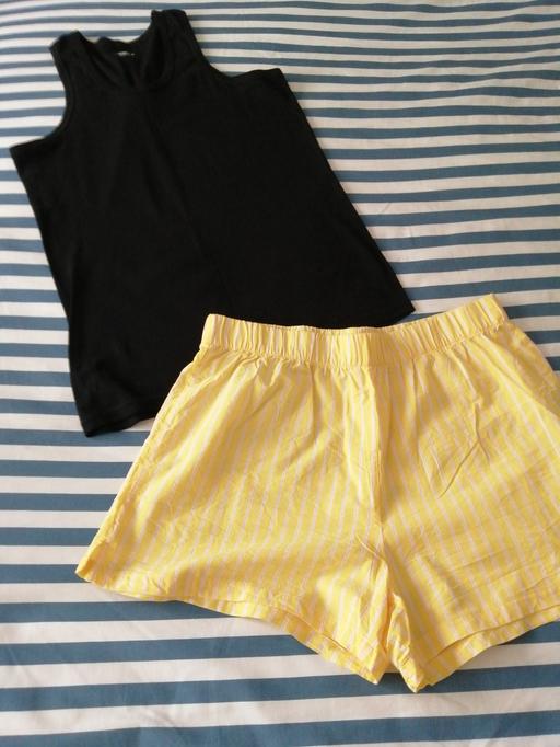  — ladies Pj shorts size *M*   top size *S*