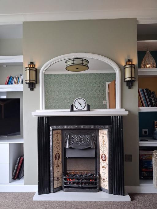  — Victorian cast fire place