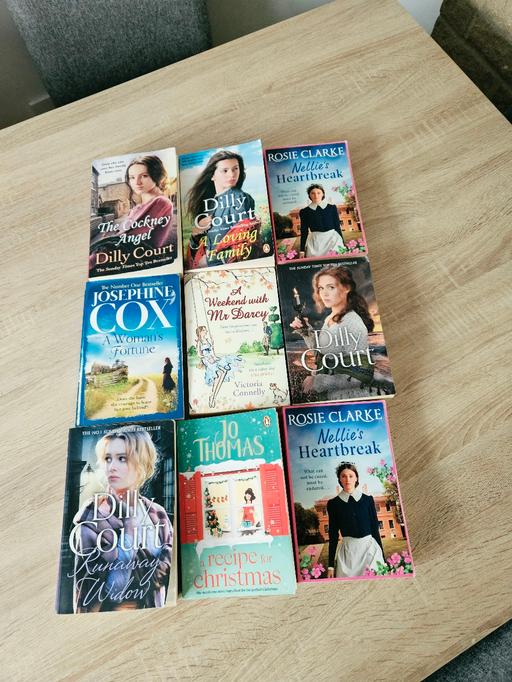  — 9 paperback books.