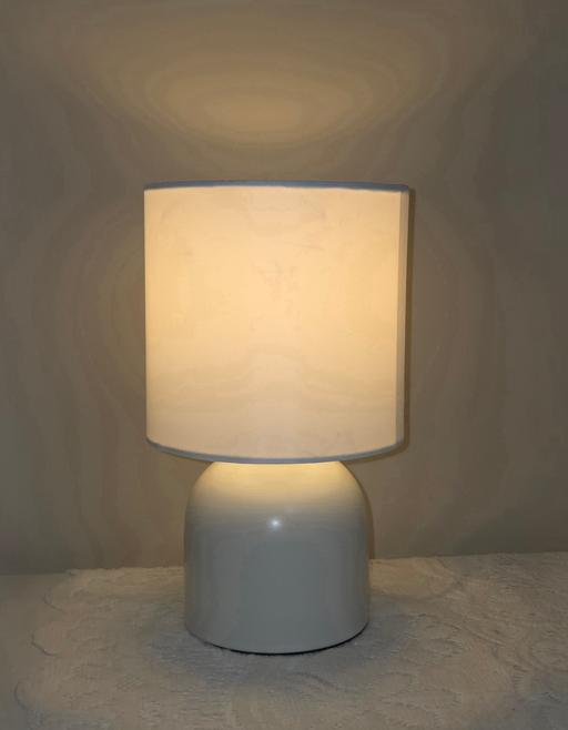  — Minimalist White Ceramic Table Lamp