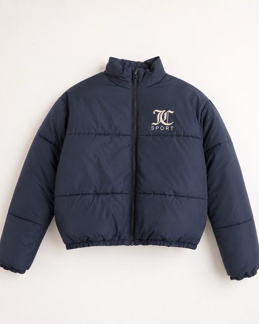  — Juicy couture sport navy puffer jacket size S