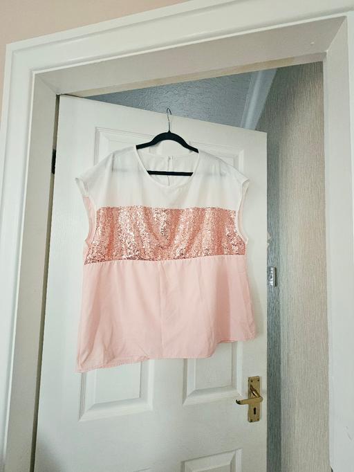  — Shimmer top, size 18..NEW