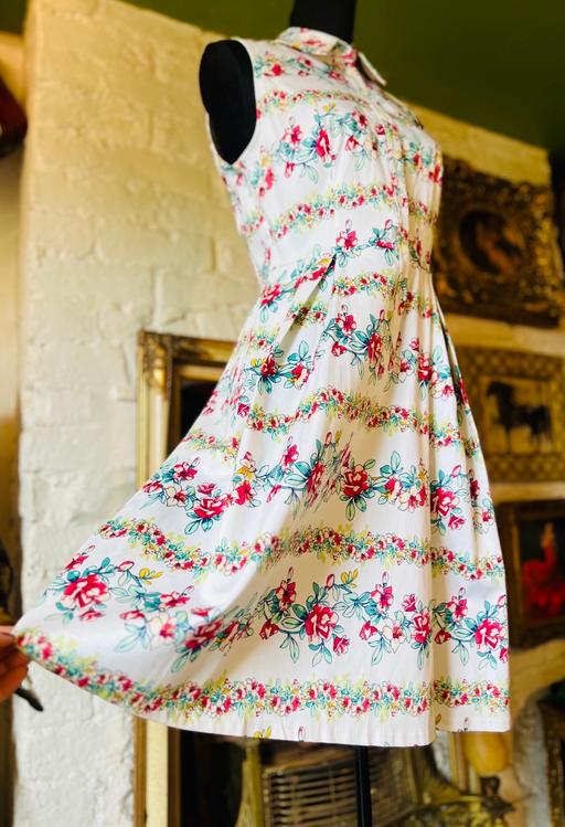  — TU Cotton Floral Vintage Vibe Dress size 10