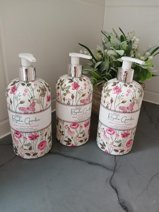  — HANDWASH ROSE,POPPY,VANILLA PAID £2.50 PER 1