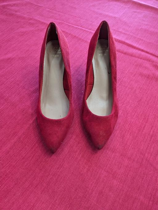  — Women's M&S Collection Red Suede Heel