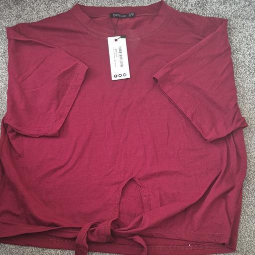  — Boohoo Tie top