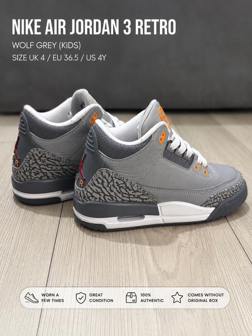  — Jordan 3 Retro Wolf Grey
