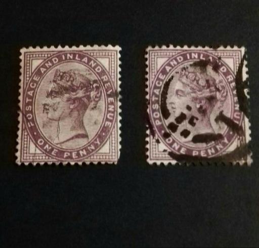  — QUEEN VICTORIA "PENNY LILAC" STAMPS