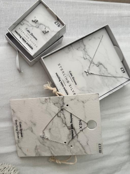  — Next Sterling silver butterfly jewellery set