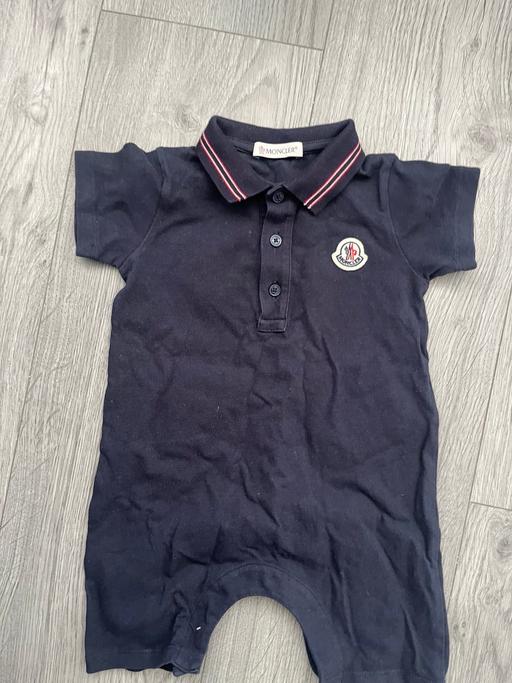 — Moncler baby boy romper 9-12 months