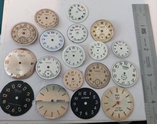  — Vintage Mechanical Watch Dials Lot