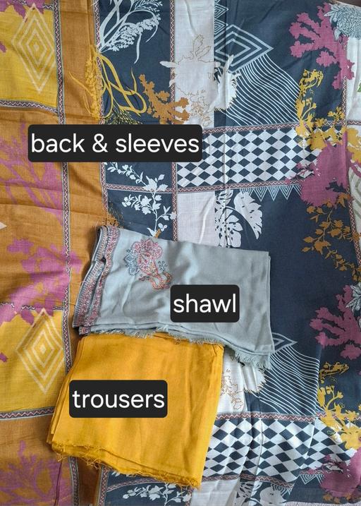  — Unstitched printed suit