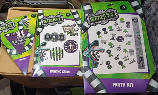 — beetlejuice decorations. new