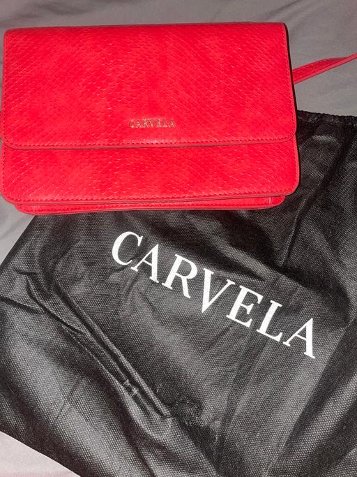  — Red Carvela Cross Body Bag