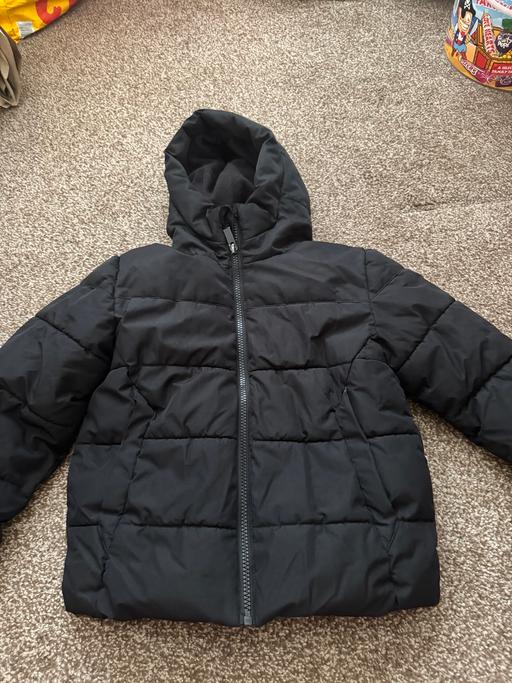  — Boys black school coat 4-5 years