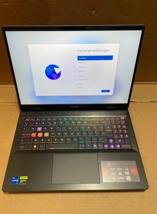 — MSI Sword 16 HX Gaming Laptop I7 , RTX 4070