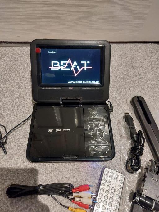  — BEAT PORTABLE DVD PLAYER 7" NEW PBT7DVD