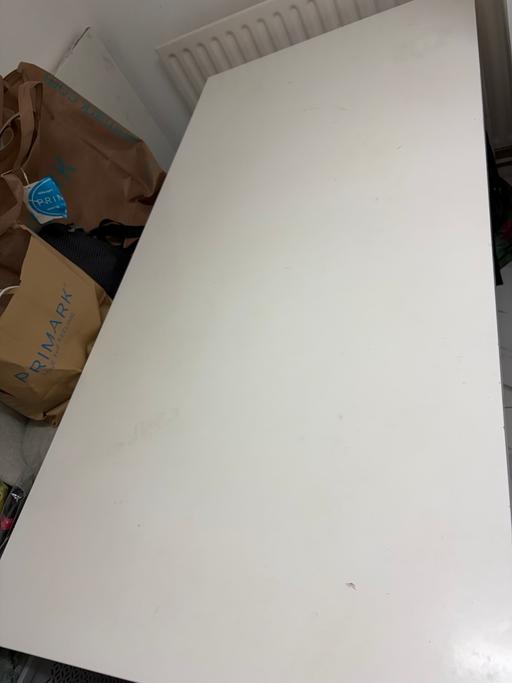  — White gloss table