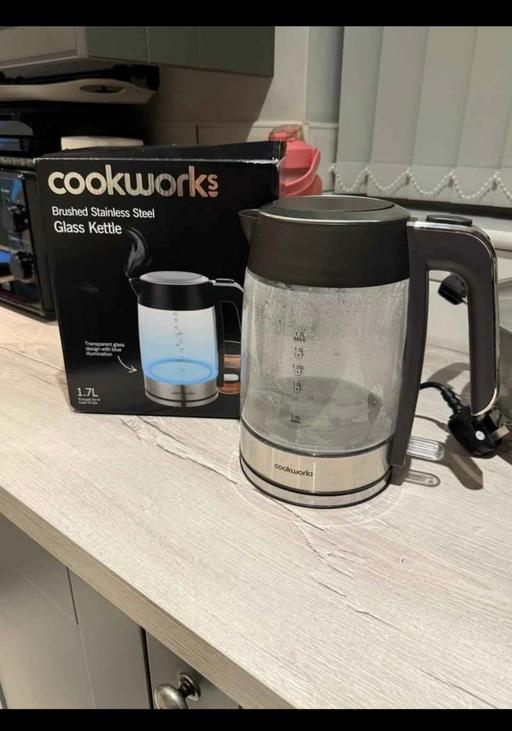  — COOKWORKS SS GLASS KETTLE