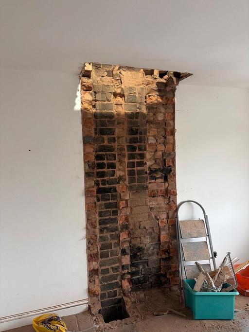  — Chimney removal