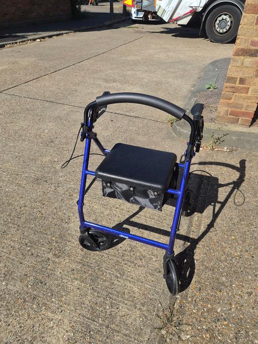  — walking aid 4 - wheel walkers with seat.