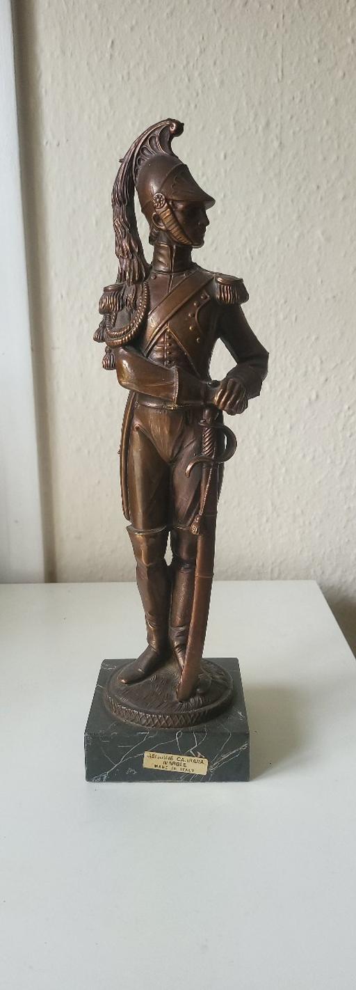  — Vintage soldier ornament on marble base