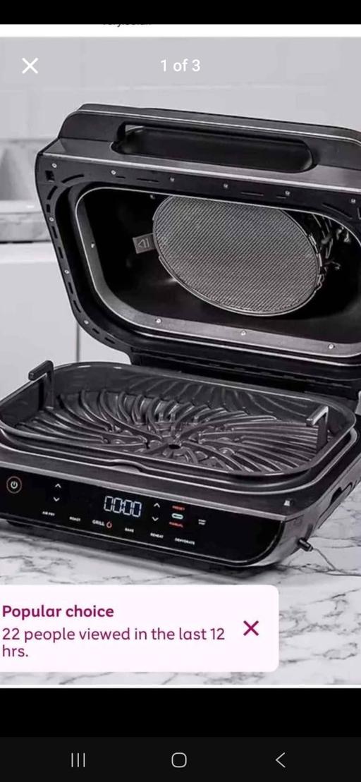  — ninja health grill and air fryer