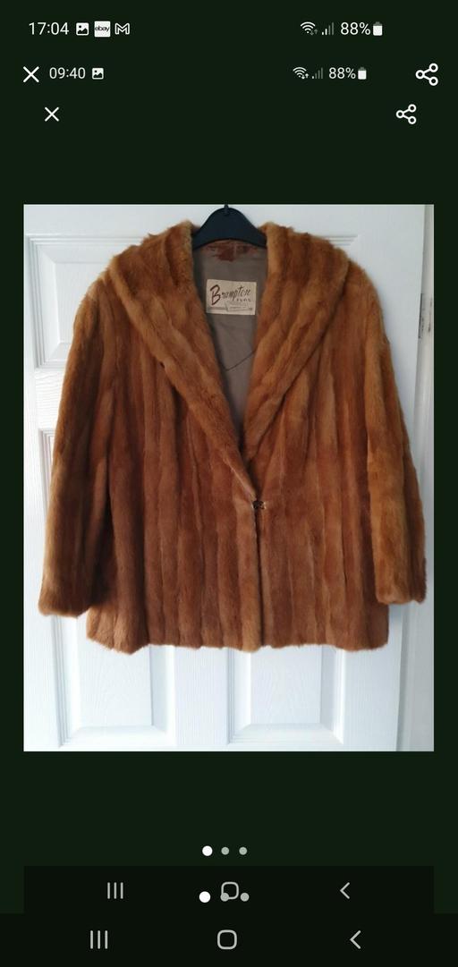  — ladies vintage fur jacket