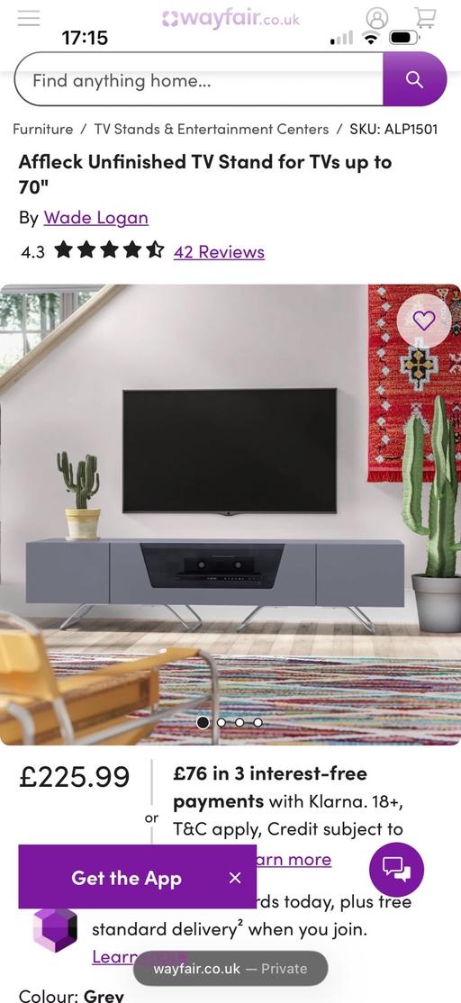  — TV stand-USED GOOD CON