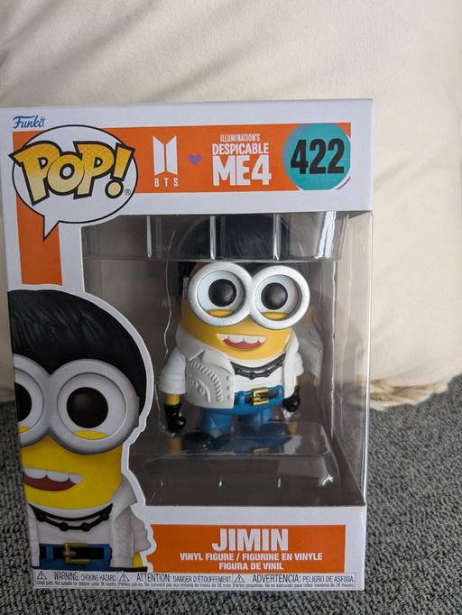  — Jimin Despicable me 4 BTS
crossover funko pop