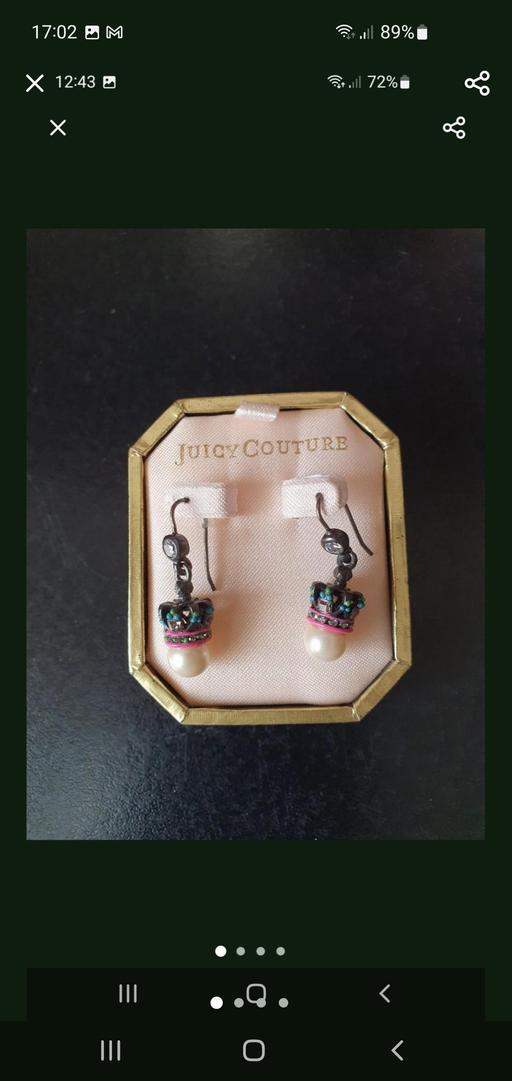  — juicy couture earrings NEW