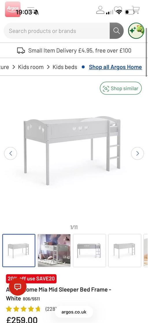  — Cabin bed