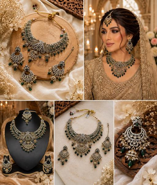  — Indian Pakistani party jewellery set wedding