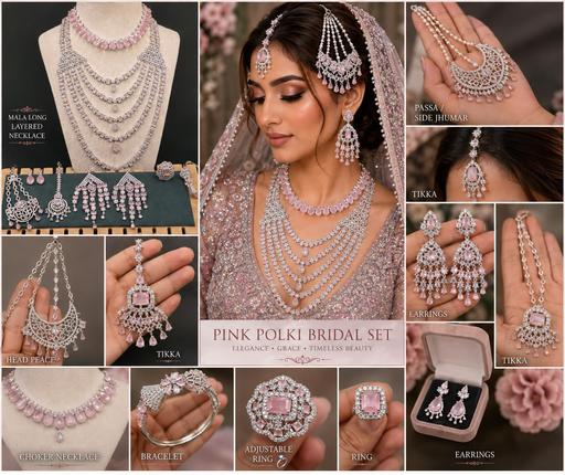  — Pakistani Indian wedding party jewellery set
