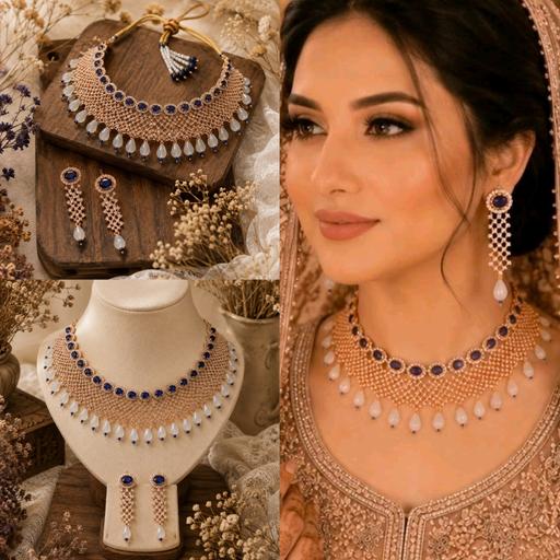  — Indian Pakistani party wedding jewellery set