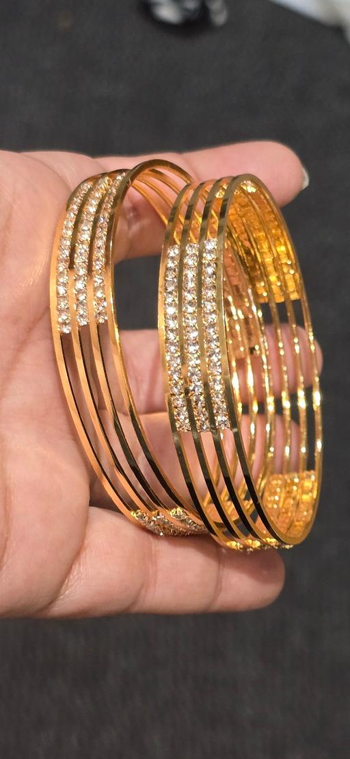  — gold plated antitarnish bangles set India