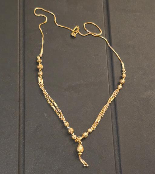  — gold plated antitarnish chain necklace