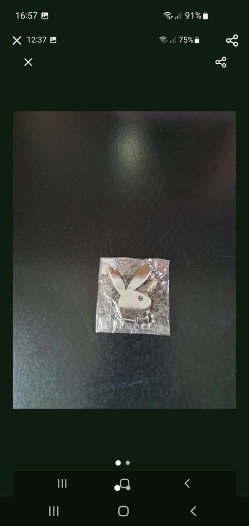  — playboy bunny keyring/ bag charm NEW