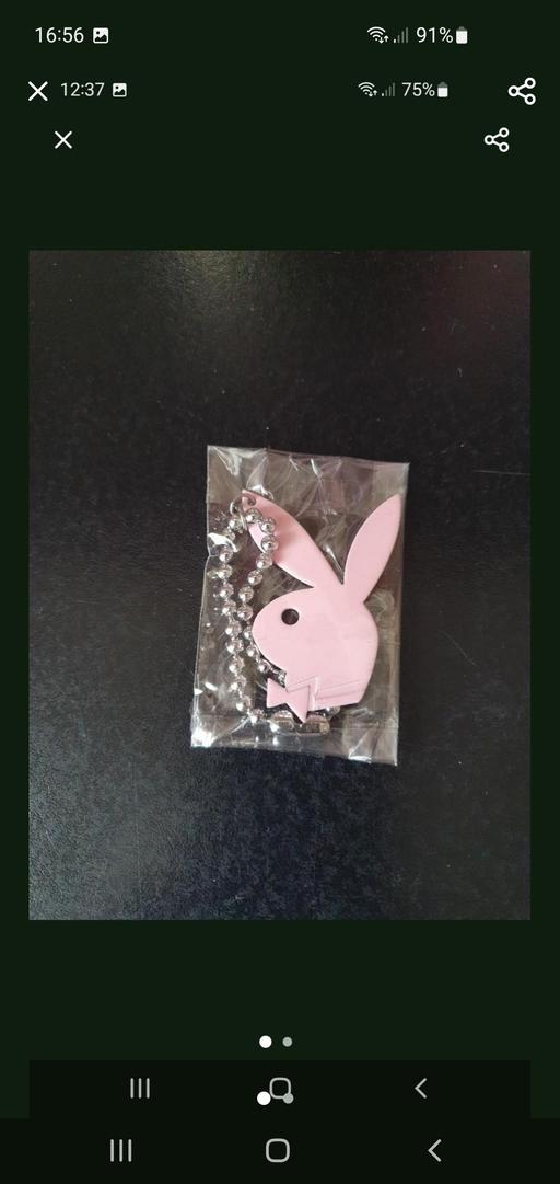  — playboy bunny keyring/ bag charm NEW