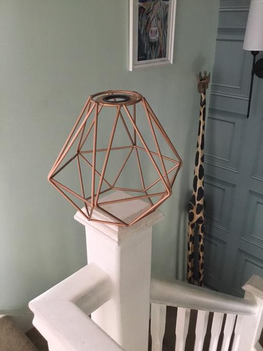  — Metal lamp shade copper colour