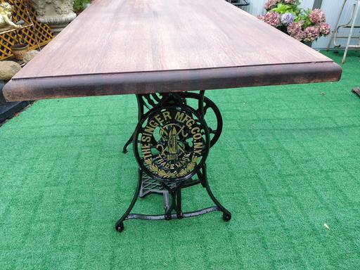  — sewing machine base garden table