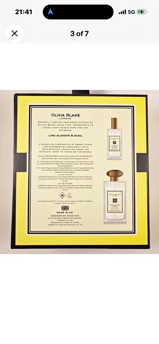  — Brand New   Olivia Blake   Fragrance Set  100