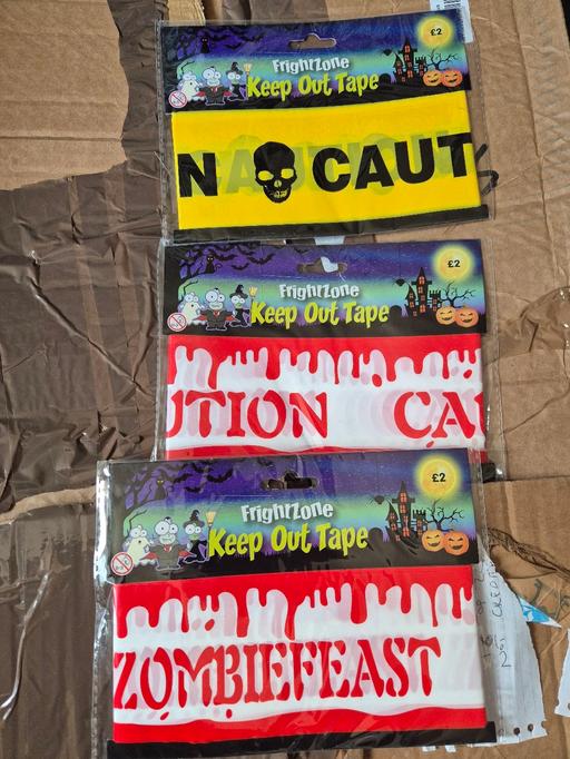  — new Halloween Keep Out Tape 60p EACH