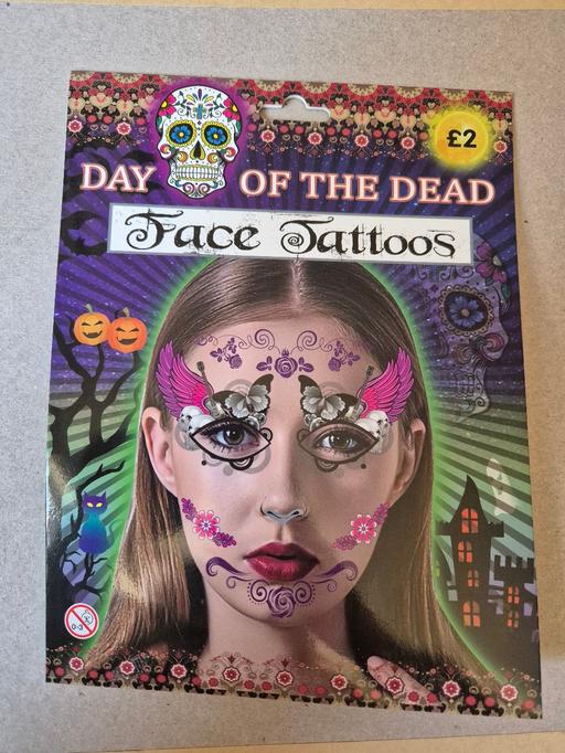  — new Day Of The Dead Face Tattoos