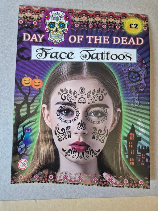  — new Day Of The Dead Face Tattoos