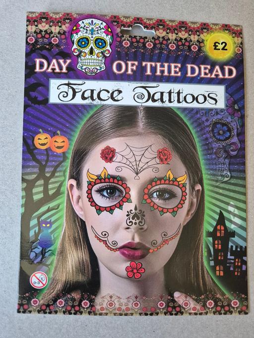  — new Day Of The Dead Face Tattoos